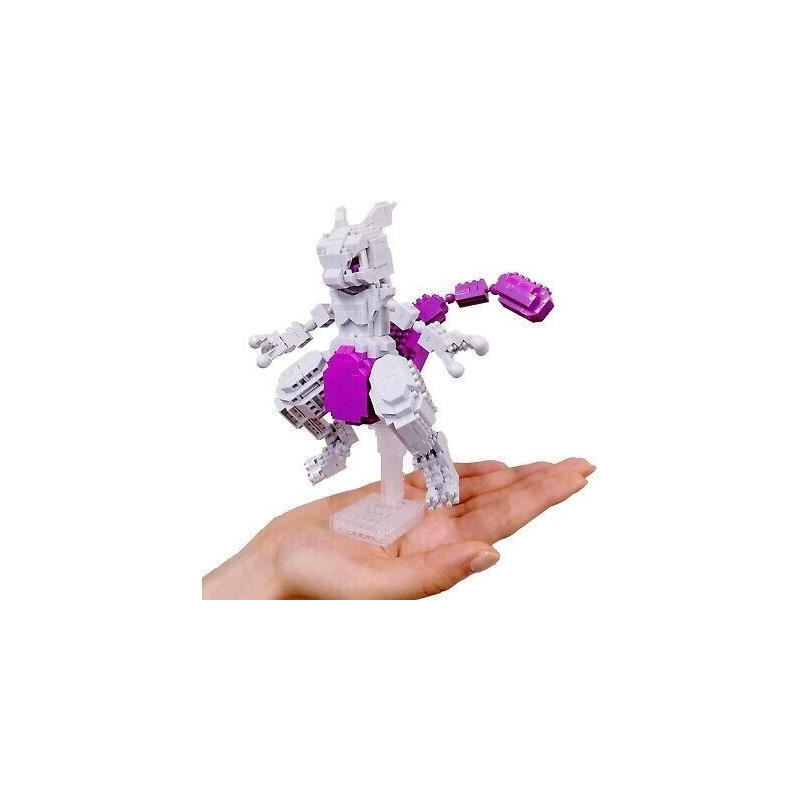 Brick-built figure - BANDAI - NANOBLOCK - Pokémon - Mewtwo