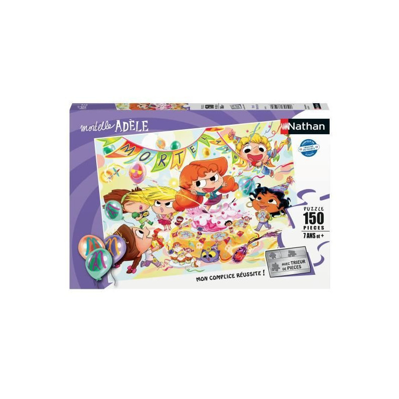 Nathan Mortel Birthday Mortelle Adele Puzzle - NATHAN - 150 pieces - C