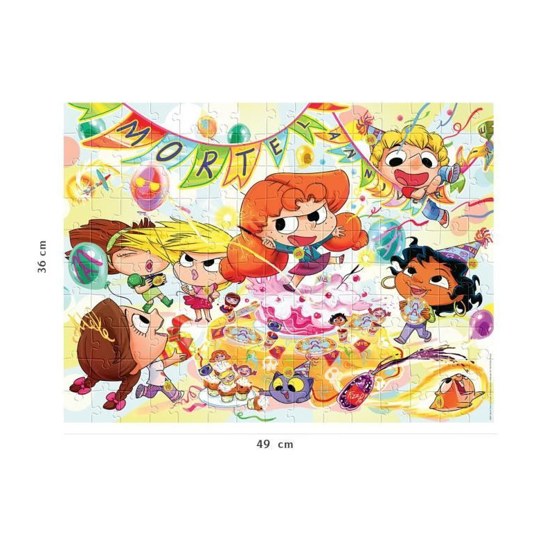 Nathan Mortel Birthday Mortelle Adele Puzzle - NATHAN - 150 pieces - C