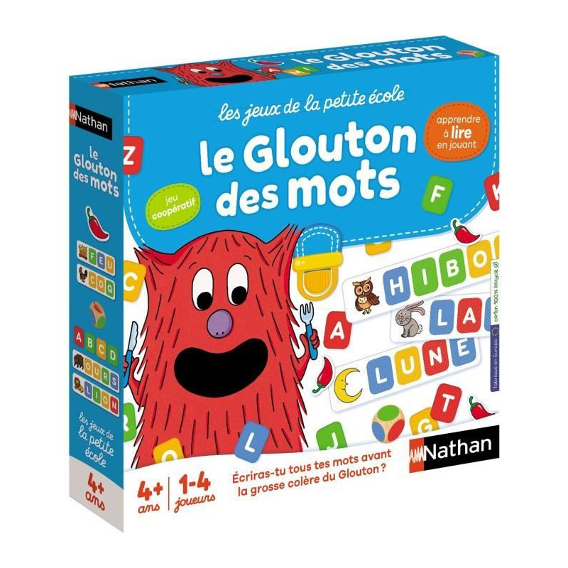 The Word Glutton - Board game - NATHAN - From 4 years old