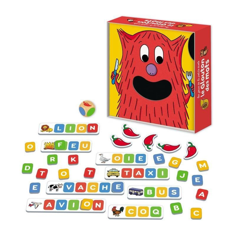 The Word Glutton - Board game - NATHAN - From 4 years old