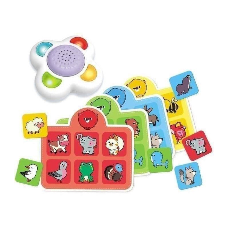 MY FIRST SOUND LOTTO - Educational game - NATHAN - Identify animal sou