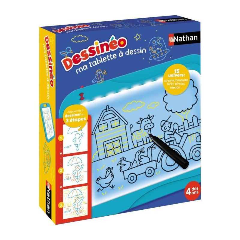 DESSINEO - My drawing tablet - Creative game - NATHAN - From 4 years o