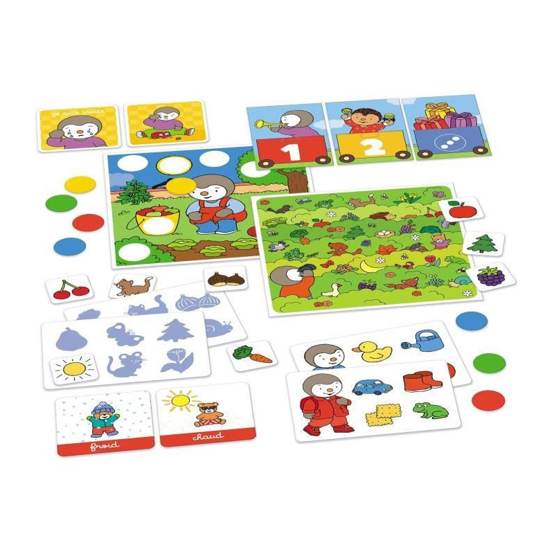 T'CHOUPI My 7-game box - Educational games - NATHAN - From 2 years old
