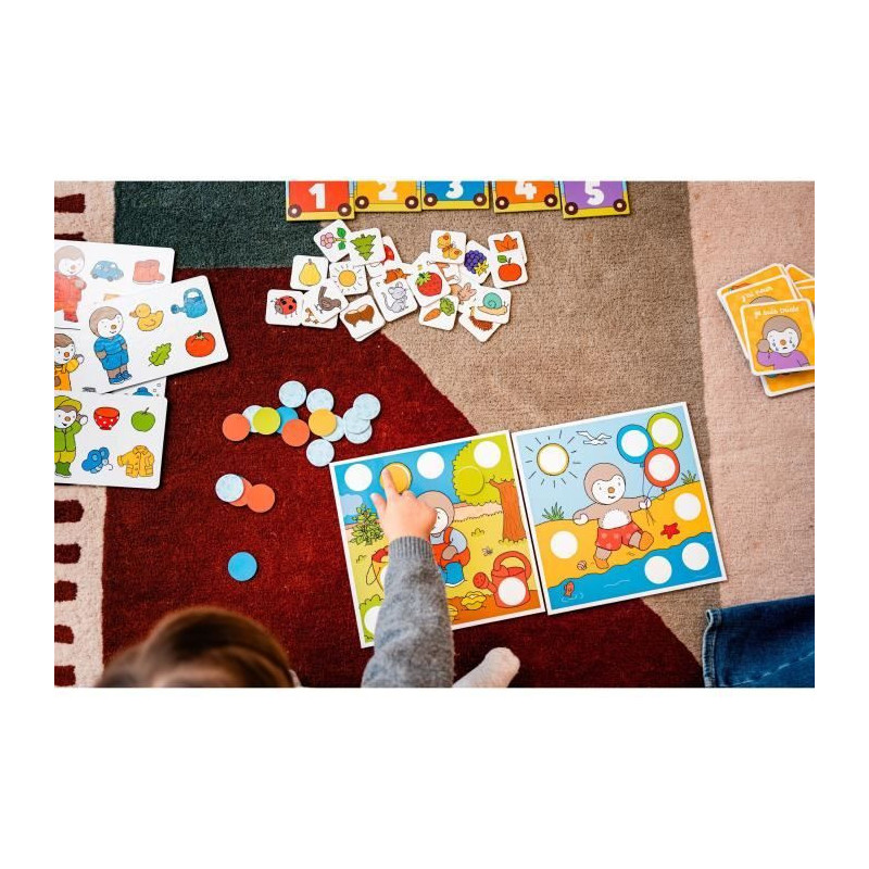 T'CHOUPI My 7-game box - Educational games - NATHAN - From 2 years old