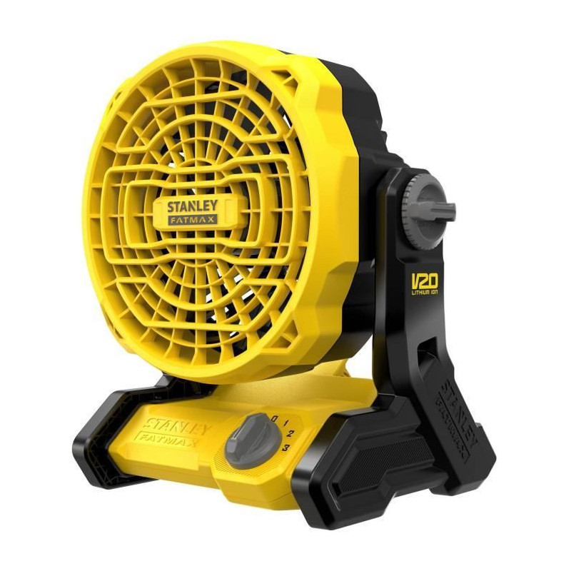 Fan - STANLEY - SFMCE001B-XJ - 3 speeds - 1100 m3/h - 8h autonomy