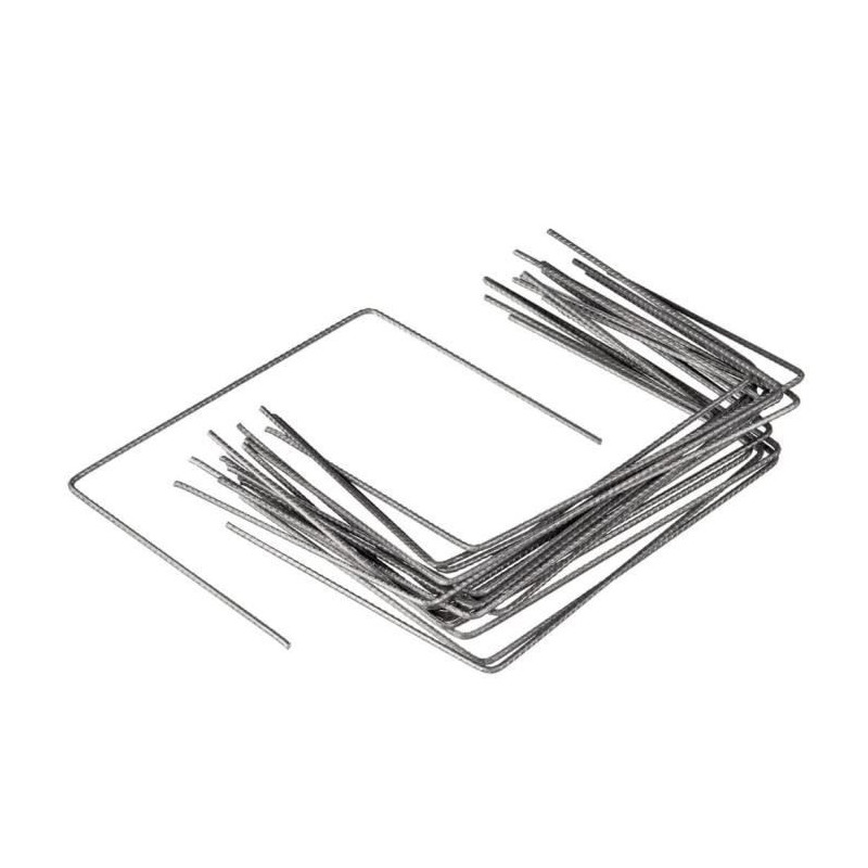 NATURE Set of 10 metal clips for fixing to the ground - Ø 4 mm / H 20