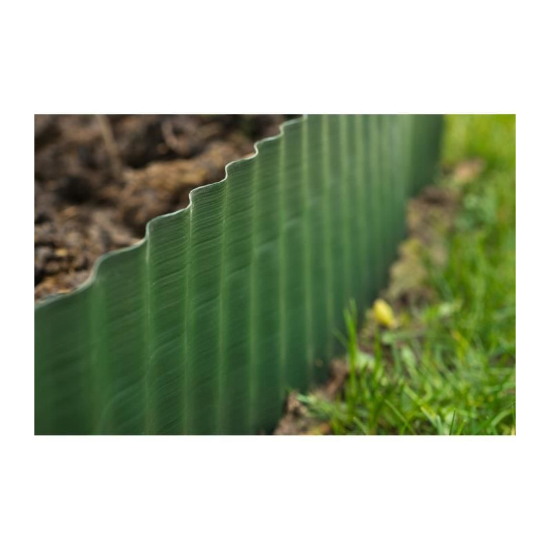 Grass border green polyethylenes H15 cm * 9 meters