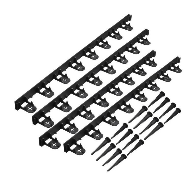 NATURE Polypropylene and polyethylene turf trim - 16 anchors - H 4,5 x