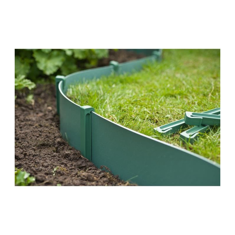 Nature sachet of 10 anchors for polypropylene garden border - H 26.7 x
