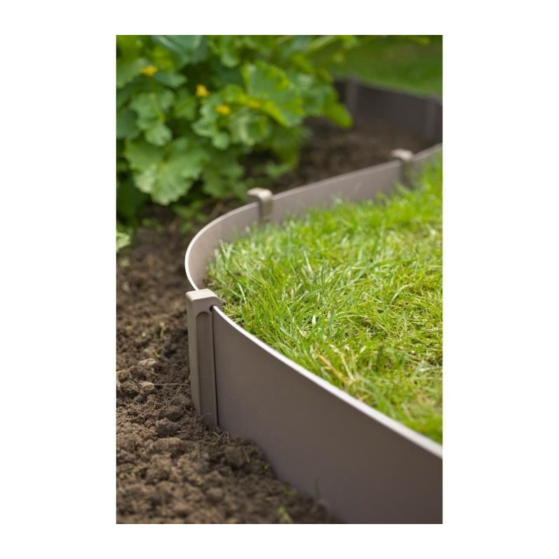 Nature sachet of 10 anchors for polypropylene garden border - H 26.7 x