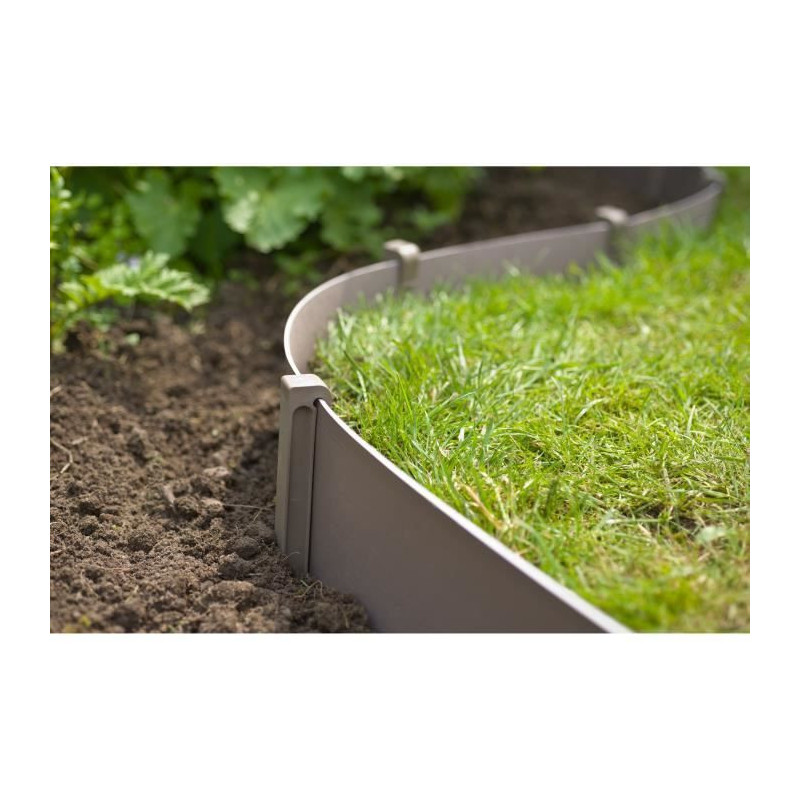 Nature sachet of 10 anchors for polypropylene garden border - H 26.7 x