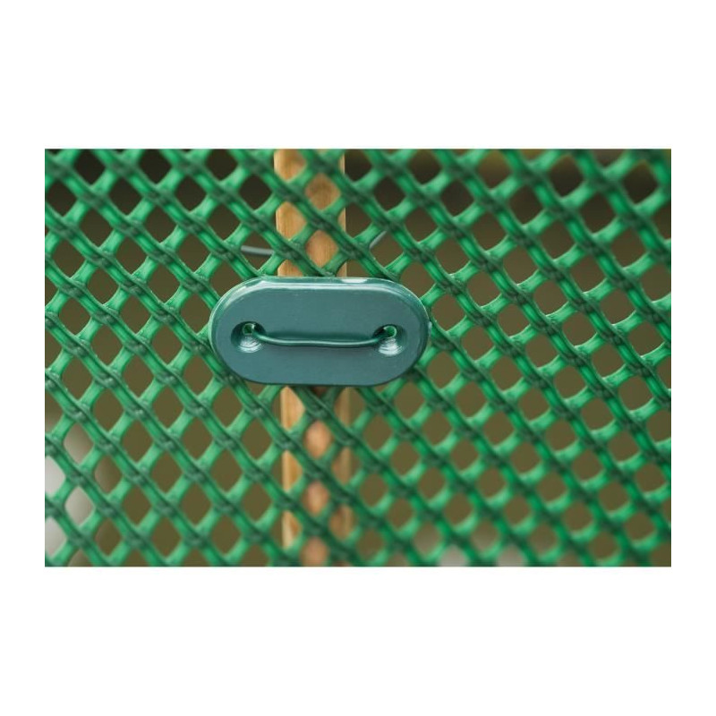 Green fixing set 26 clips and 4m of wire
