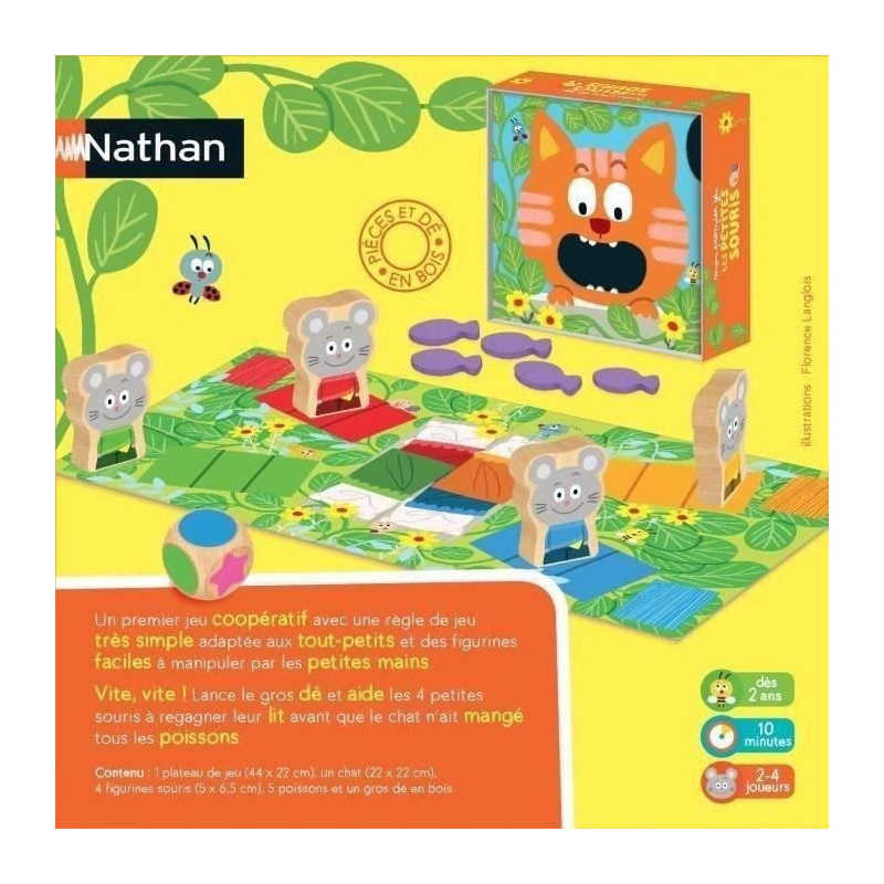 NATHAN - My First Game Little Mouse - Board Game
