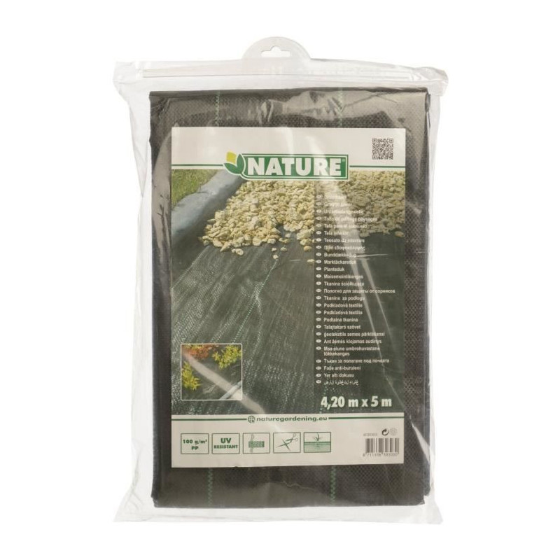 NATURE Mulch fabric 100 g / m² - 4.20 x 5 m