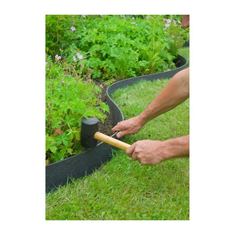 Nature Garden edging 0.12x12 m 5 mm black 446388
