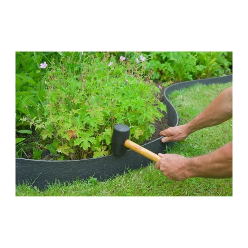 Nature Garden edging 0.12x12 m 5 mm black 446388