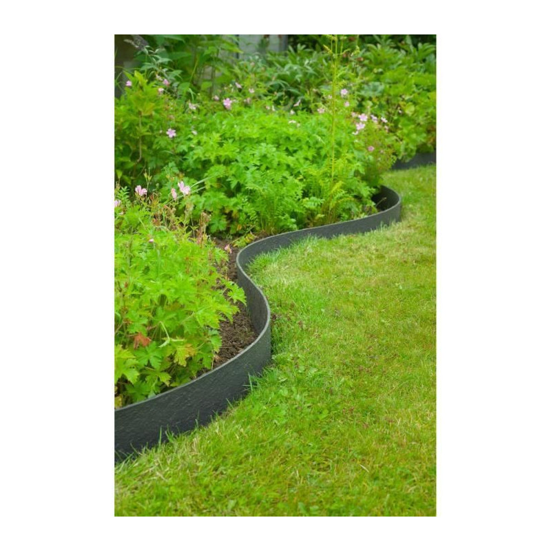 Nature Garden edging 0.12x12 m 5 mm black 446388