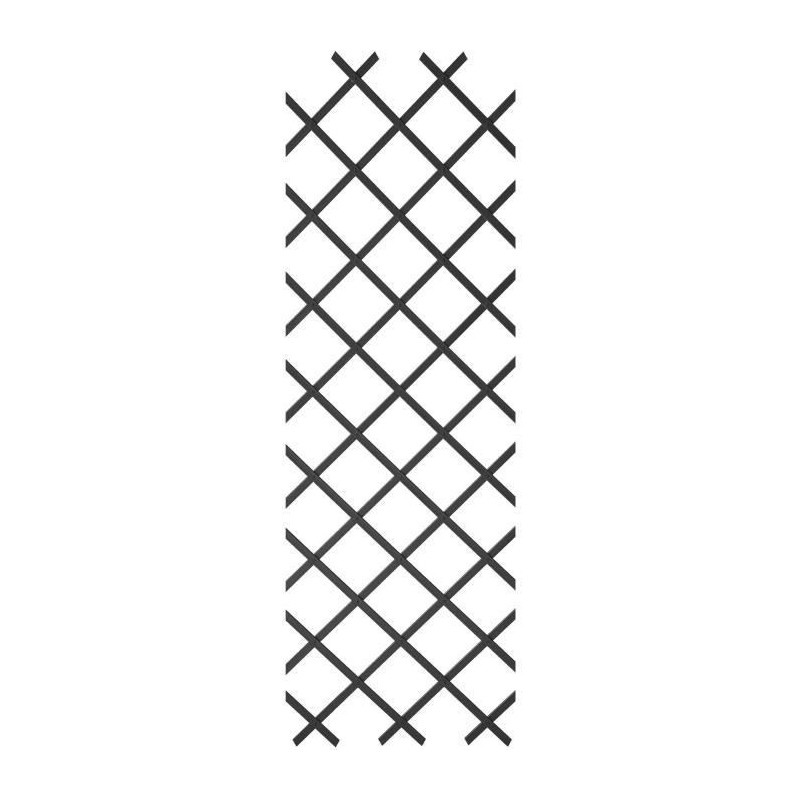 Expandable trellis - NATURE - Anthracite plastic - 50 x 150 cm