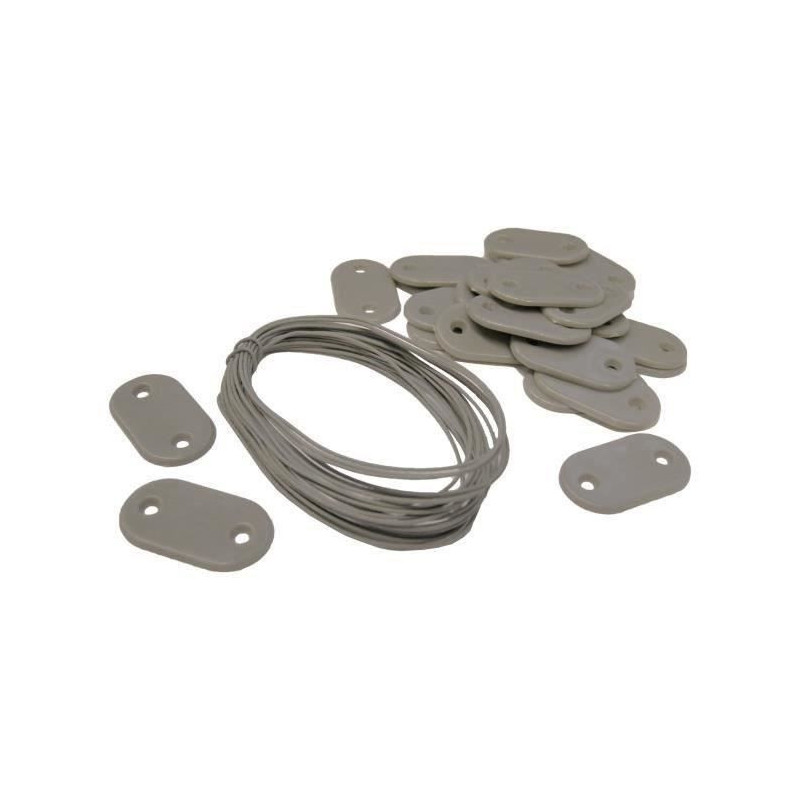 Nature Garden Fence Fixing Kit 27 pcs Gray