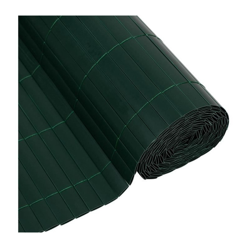 Double-sided PVC reed screen - NATURE - 1 x 3 m - 1600 g/m² - Blackou