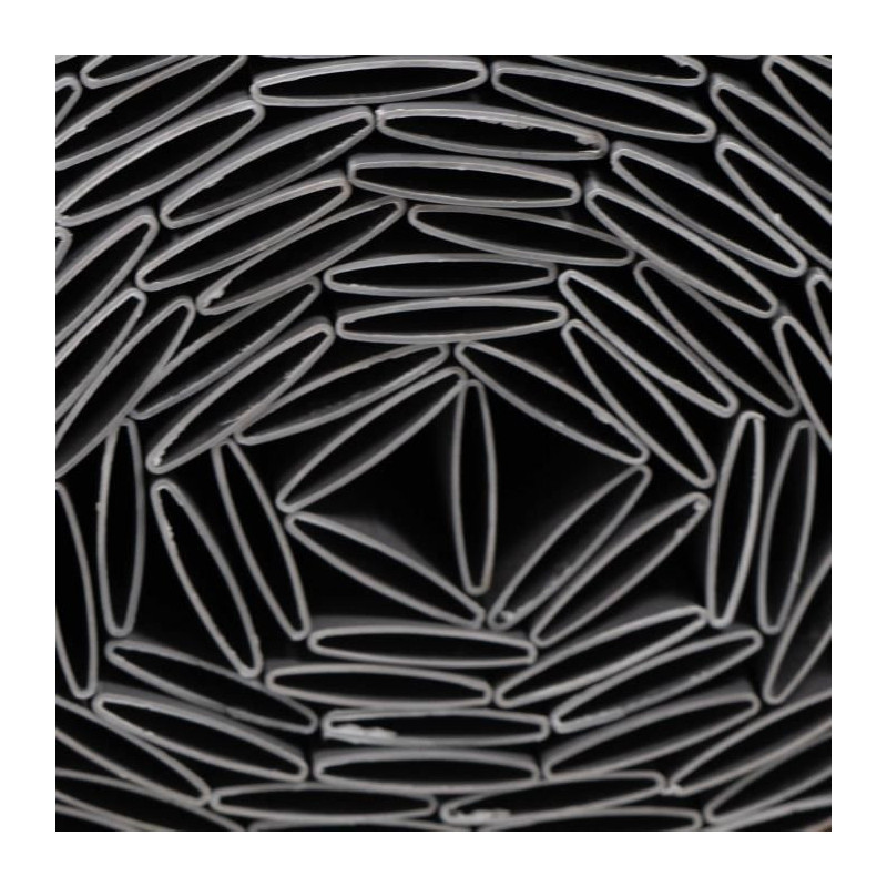 Double-sided PVC reed screen - NATURE - 1 x 3 m - 1600 g/m² - Blackou