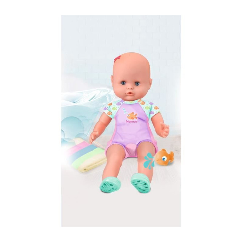 Baby doll and her fish - GPTOYS - NENUCO - My first bath - NFN88 - 35