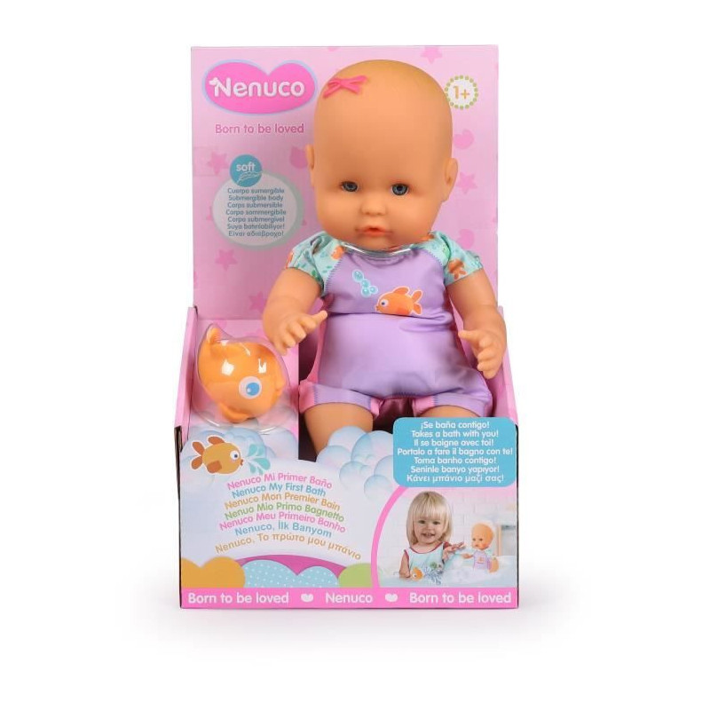 Baby doll and her fish - GPTOYS - NENUCO - My first bath - NFN88 - 35