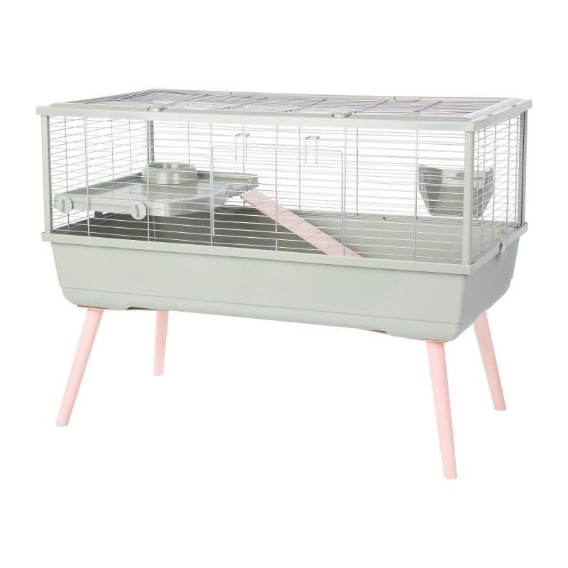 Raised rodent cage - Zolux - Néolife - For guinea pigs - 99 x 54 x 79