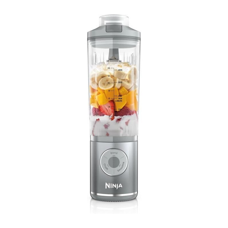 NINJA Blast Max Portable Blender - BC251EULD - 530 ml bowl - 2h batter
