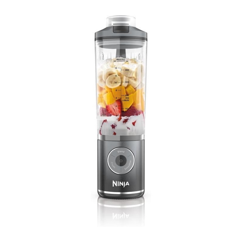 NINJA Blast Max Portable Blender - BC251EULD - 530 ml bowl - 2h batter