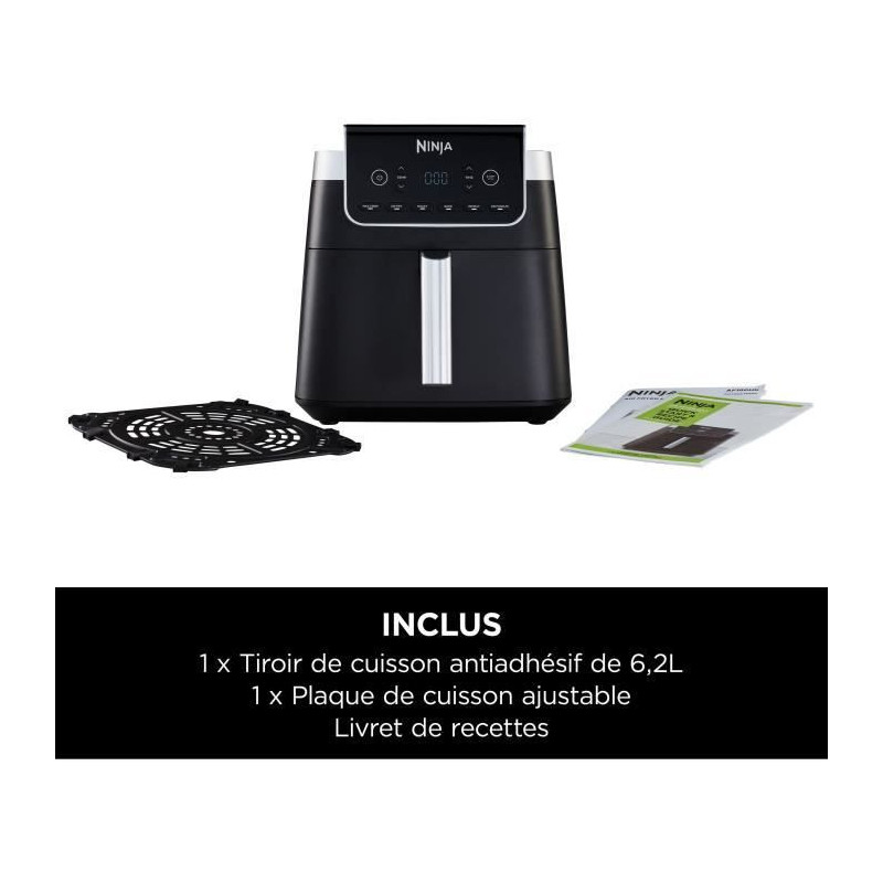 Deep Fryer - NINJA - Max AF180EU - 2000 W - Black - Variable Temperatu