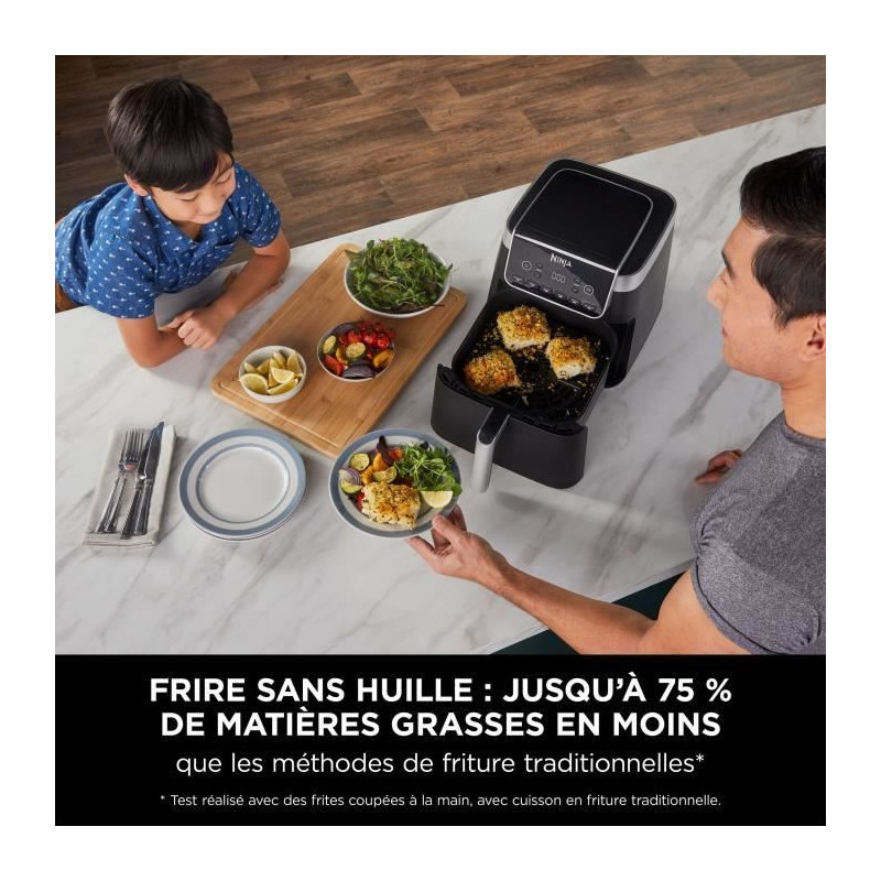 Deep Fryer - NINJA - Max AF180EU - 2000 W - Black - Variable Temperatu