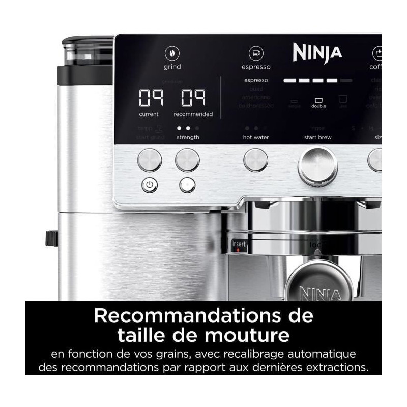 Coffee machine - NINJA - ES601EU Luxe Premier - 1650 W - 2 Liters - St