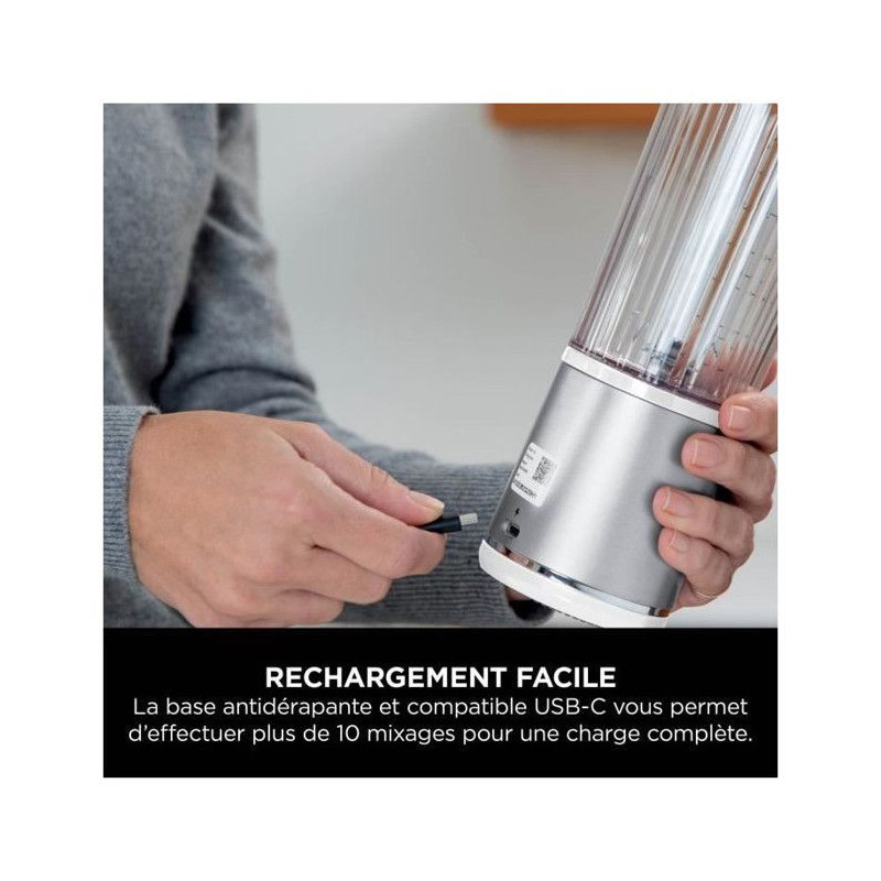 Ninja Blast Portable Blender - BC151EUWH - 530 ml bowl - 2h battery li