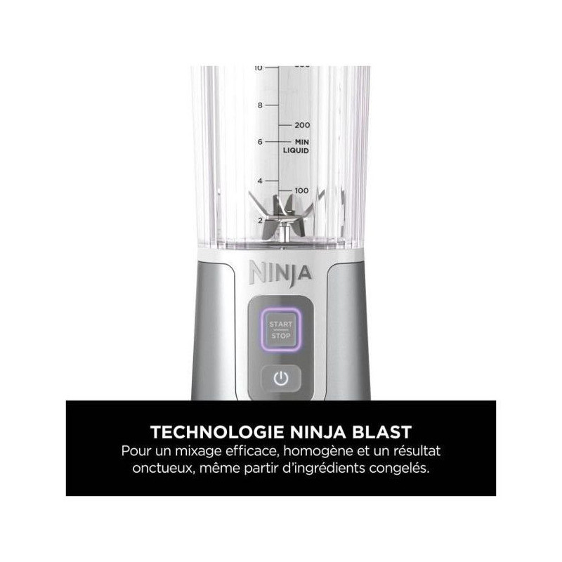 Ninja Blast Portable Blender - BC151EUWH - 530 ml bowl - 2h battery li