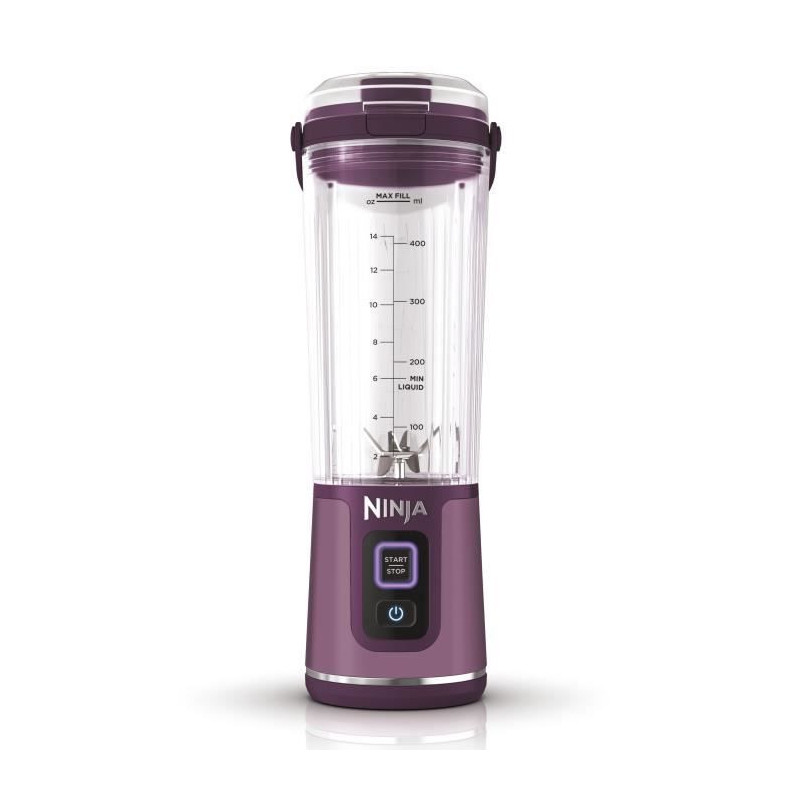 Ninja Blast Portable Blender - BC151EUPR - 530 ml bowl - 2h battery li