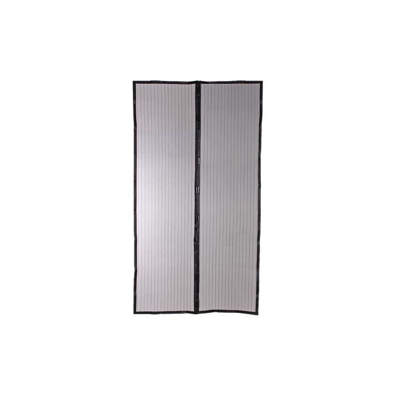 Mosquito net magnetic curtain door - H230 cm x L100 cm - Black polyest