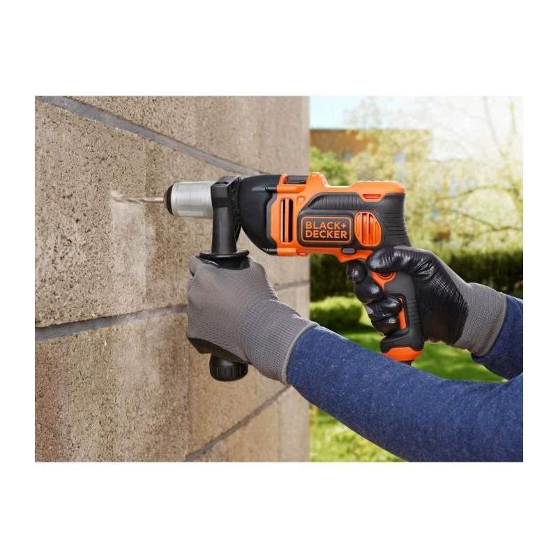 BLACK + DECKER BEH850-QS Corded Hammer Drill - 850W - 54,400 cps / min