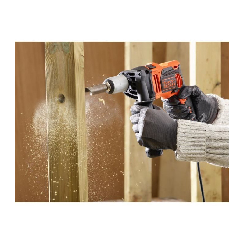 BLACK + DECKER BEH850-QS Corded Hammer Drill - 850W - 54,400 cps / min