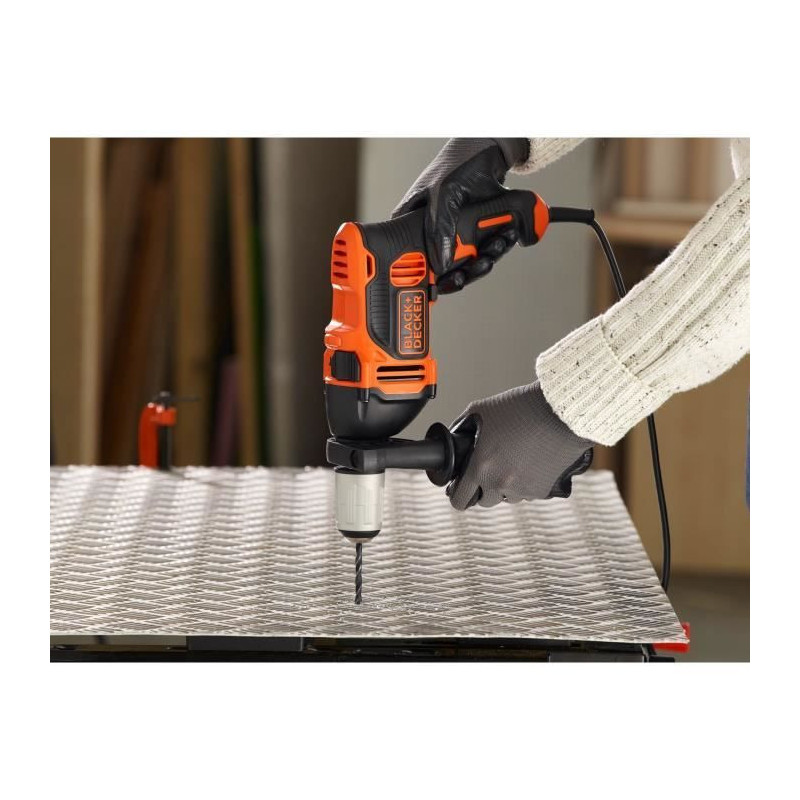 BLACK + DECKER BEH850-QS Corded Hammer Drill - 850W - 54,400 cps / min