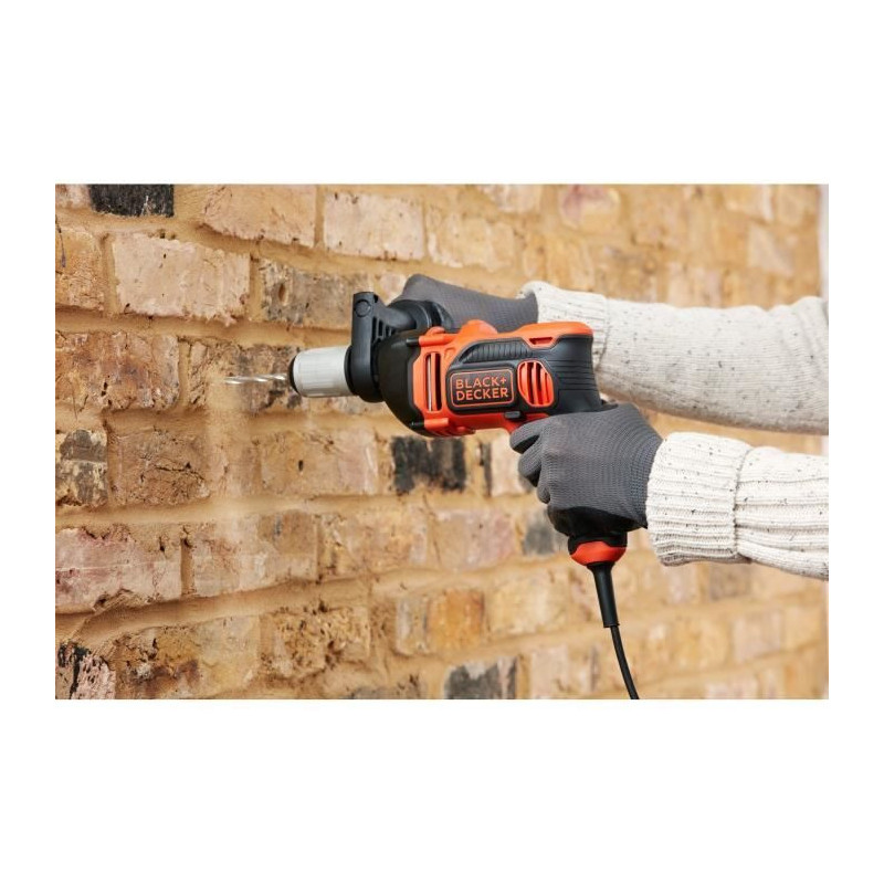 BLACK + DECKER BEH850-QS Corded Hammer Drill - 850W - 54,400 cps / min