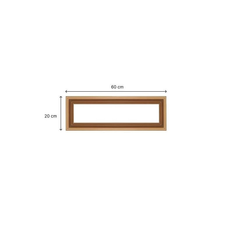 Moulded Frame - NORDLINGER PRO - 20 x 60 cm - 42 x 14 mm - FSC 100%