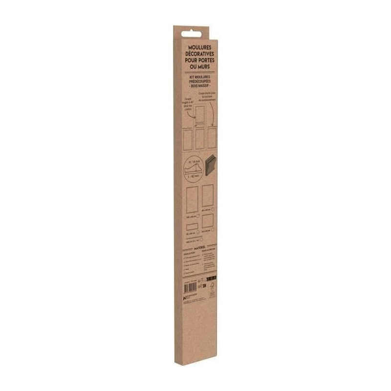 Moulded Frame - NORDLINGER PRO - 20 x 60 cm - 42 x 14 mm - FSC 100%