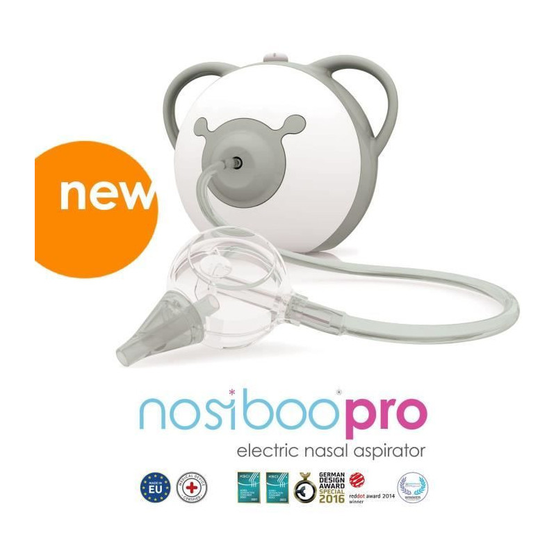 NOSIBOO Pro Electric Baby Nasal Aspirator - Grey