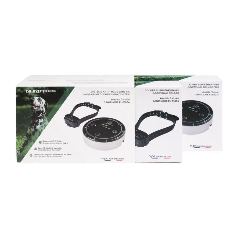 Complete anti-escape set - NUM'AXES - CANIFUGUE FUG1034 - Black