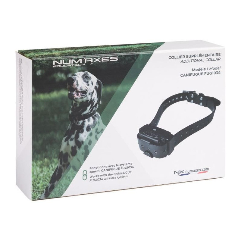 Anti-fugue collar - NUM'AXES - CANIFUGUE FUG1034 - Black