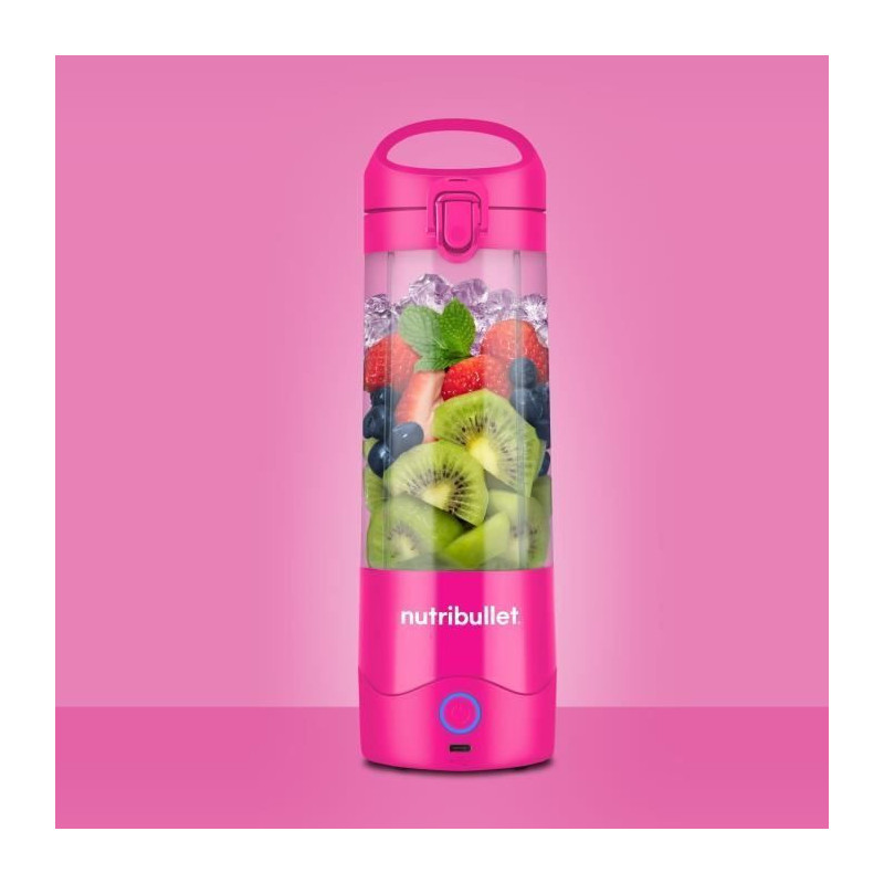 Portable blender - NutriBullet - NBP003MA - 70W - 0.475L - Pink - 1 bo