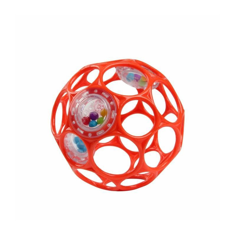 BRIGHT STARS, Oball Easy-Grip Rattle BPA-Free Infant Toy, for Newborns
