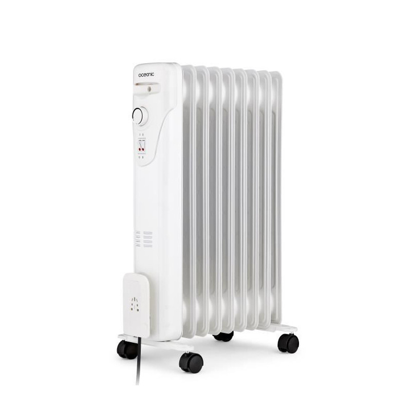 Electric oil bath radiator - 2000 watts - Oceanic - 3 powers - 9 eleme